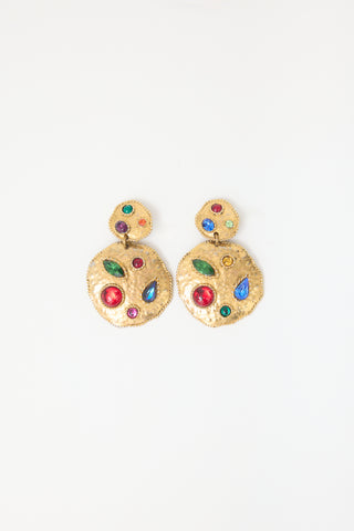 Carole Tanenbaum Vintage for VSP Rambaud Embellished Drop Earrings