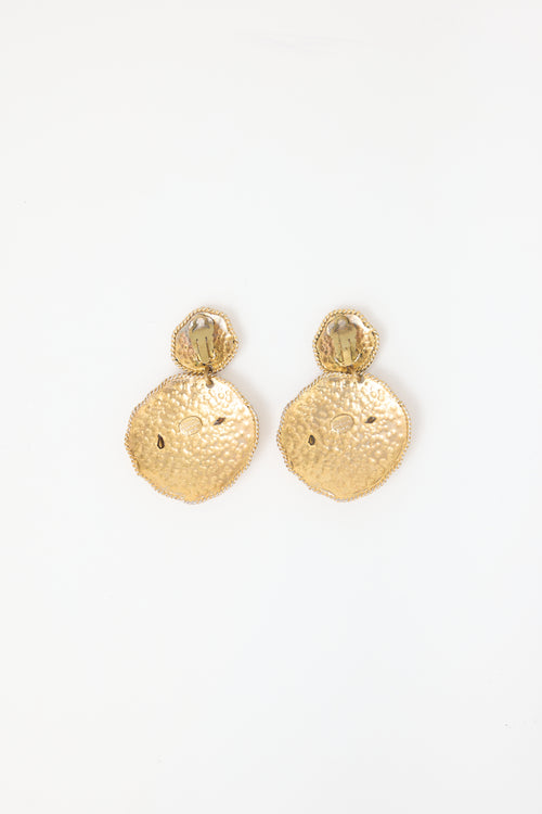 Carole Tanenbaum Vintage for VSP Rambaud Embellished Drop Earrings