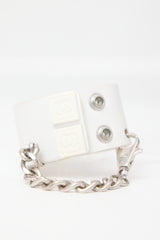 Carole Tanenbaum Vintage for VSP Chanel 2004 Leather CC Bracelet