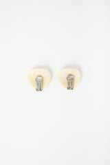 Carole Tanenbaum Vintage for VSP Weiss Celluloid Crystal Earrings