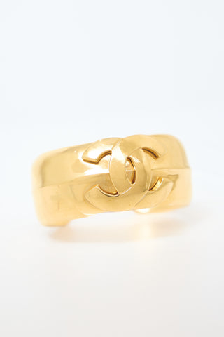Carole Tanenbaum Vintage for VSP Chanel SS 1997 CC Cuff Bracelet