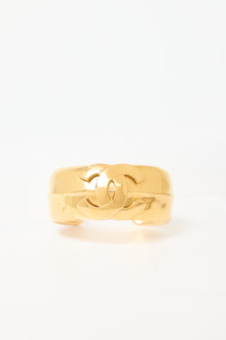 Carole Tanenbaum Vintage for VSP Chanel SS 1997 CC Cuff Bracelet