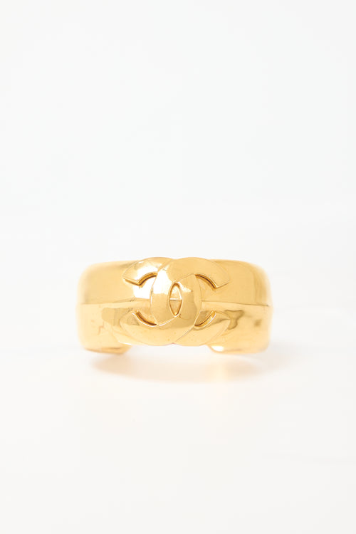 Carole Tanenbaum Vintage for VSP Chanel SS 1997 CC Cuff Bracelet