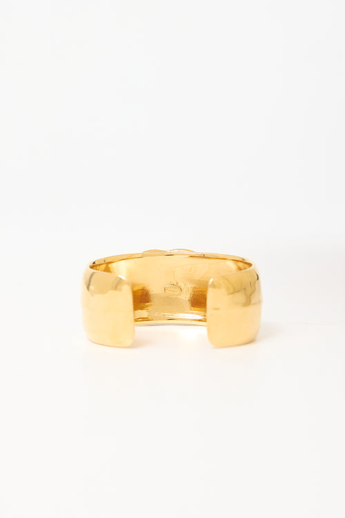 Carole Tanenbaum Vintage for VSP Chanel SS 1997 CC Cuff Bracelet