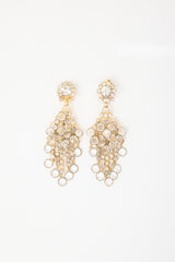 Carole Tanenbaum Vintage for VSP KJL Crystal Chandelier Earrings