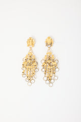 Carole Tanenbaum Vintage for VSP KJL Crystal Chandelier Earrings