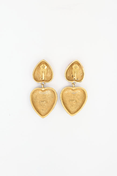 Carole Tanenbaum Vintage for VSP Jay S Embellished Drop Earrings