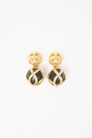 Carole Tanenbaum Vintage for VSP Christian Dior Openwork Drop Earrings