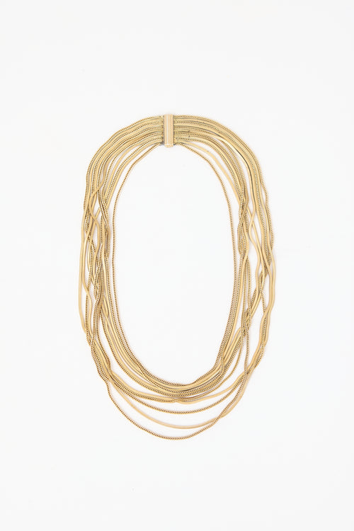 Carole Tanenbaum Vintage for VSP Grosse 1958 Layered Chain Necklace