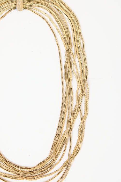Carole Tanenbaum Vintage for VSP Grosse 1958 Layered Chain Necklace