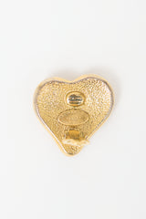 Carole Tanenbaum Vintage for VSP Chanel SS 1995 CC Heart Earrings