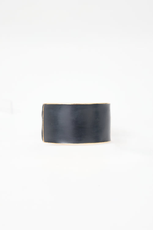 Carole Tanenbaum Vintage for VSP Ciner Enamelled Cut Out Bracelet