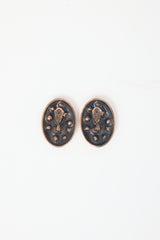 Carole Tanenbaum Vintage for VSP Yves Saint Laurent Embellished Earrings