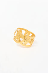 Carole Tanenbaum Vintage for VSP Chanel SS 1995 CC Heart Bracelet