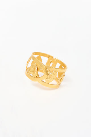 Carole Tanenbaum Vintage for VSP Chanel SS 1995 CC Heart Bracelet