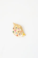 Carole Tanenbaum Vintage for VSP Embellished Shell Brooch