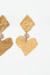 Carole Tanenbaum Vintage for VSP Christian Lacroix SS 1994 Heart Earrings