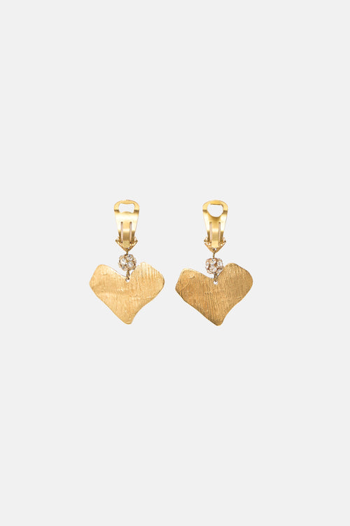 Carole Tanenbaum Vintage for VSP Christian Lacroix SS 1994 Heart Earrings