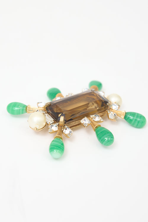 Carole Tanenbaum Vintage for VSP Scaasi Embellished Brooch