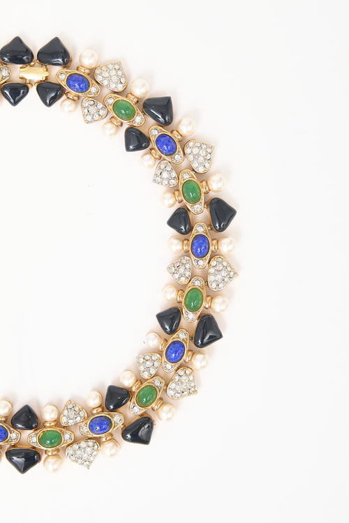 Carole Tanenbaum Vintage for VSP Ciner Embellished Choker Necklace