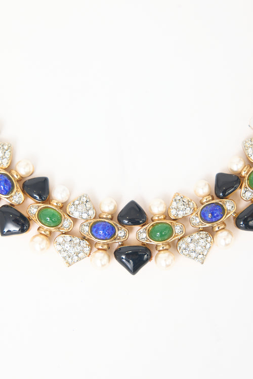 Carole Tanenbaum Vintage for VSP Ciner Embellished Choker Necklace
