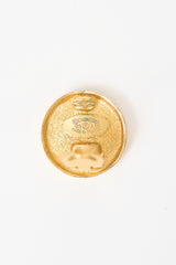 Carole Tanenbaum Vintage for VSP Chanel FW 1993 CC Button Earrings