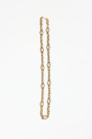 Carole Tanenbaum Vintage for VSP Yves Saint Laurent Chain YSL Necklace
