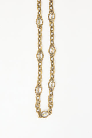 Carole Tanenbaum Vintage for VSP Yves Saint Laurent Chain YSL Necklace