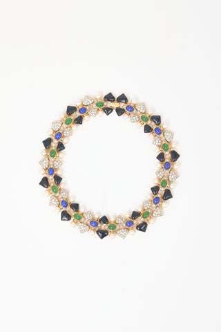 Carole Tanenbaum Vintage for VSP Anne Klein Cabochon Choker Necklace