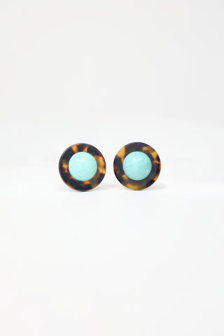 Carole Tanenbaum Vintage for VSP Button Earrings