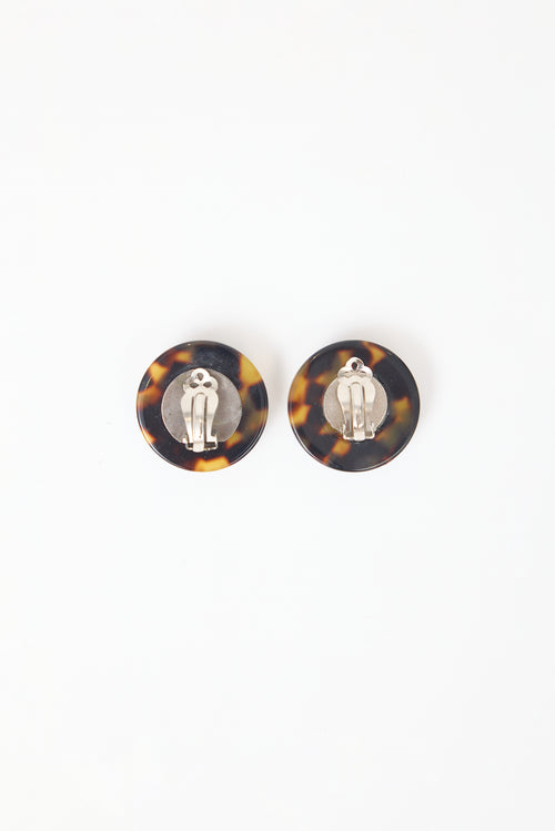 Carole Tanenbaum Vintage for VSP Button Earrings