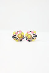 Carole Tanenbaum Vintage for VSP Embellished Spiral Earrings