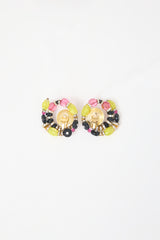Carole Tanenbaum Vintage for VSP Embellished Spiral Earrings