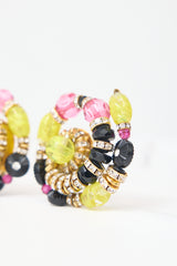 Carole Tanenbaum Vintage for VSP Embellished Spiral Earrings