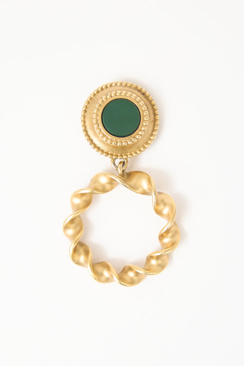 Carole Tanenbaum Vintage for VSP Carl L Twist Drop Earrings
