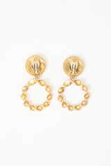 Carole Tanenbaum Vintage for VSP Carl L Twist Drop Earrings