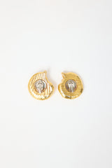 Carole Tanenbaum Vintage for VSP Brigitte Lambert Paris Button Earrings