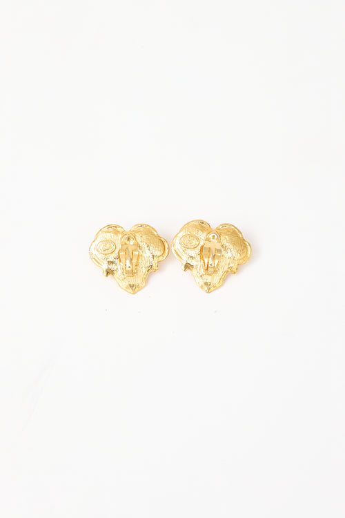 Carole Tanenbaum Vintage for VSP Christian Lacroix Heart Earrings