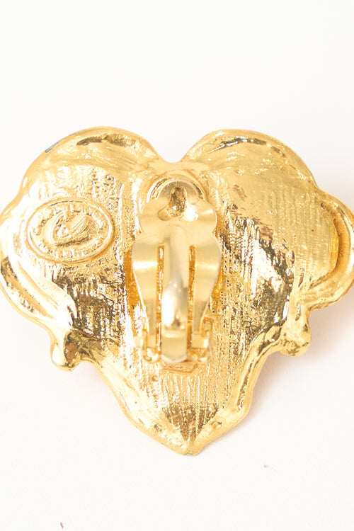 Carole Tanenbaum Vintage for VSP Christian Lacroix Heart Earrings