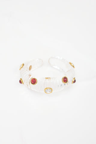 Carole Tanenbaum Vintage for VSP Chanel Embellished Lucite Bracelet