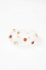 Carole Tanenbaum Vintage for VSP Chanel Embellished Lucite Bracelet