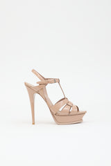 Saint Laurent Patent Tribute Sandal