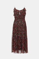 Celine Silk Georgette Floral Dress