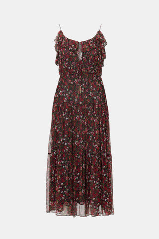 Celine Silk Georgette Floral Dress