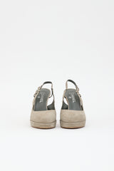 Chanel Suede Slingback Pump