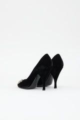Chanel Velvet CC Pump