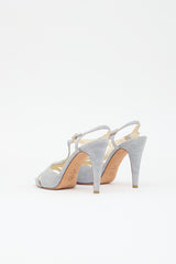 Chanel Suede CC Slingback Sandal