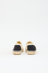 Chanel Leather CC Espadrille  Flat