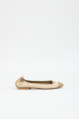 Chanel Leather CC Flat