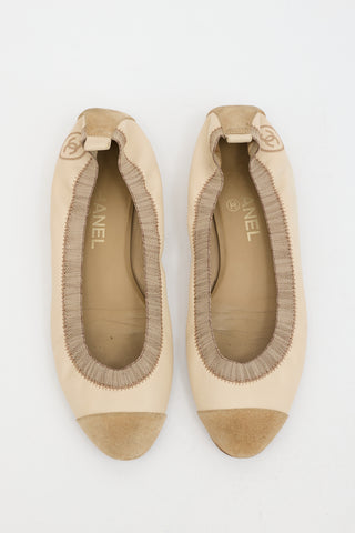 Chanel Leather CC Flat